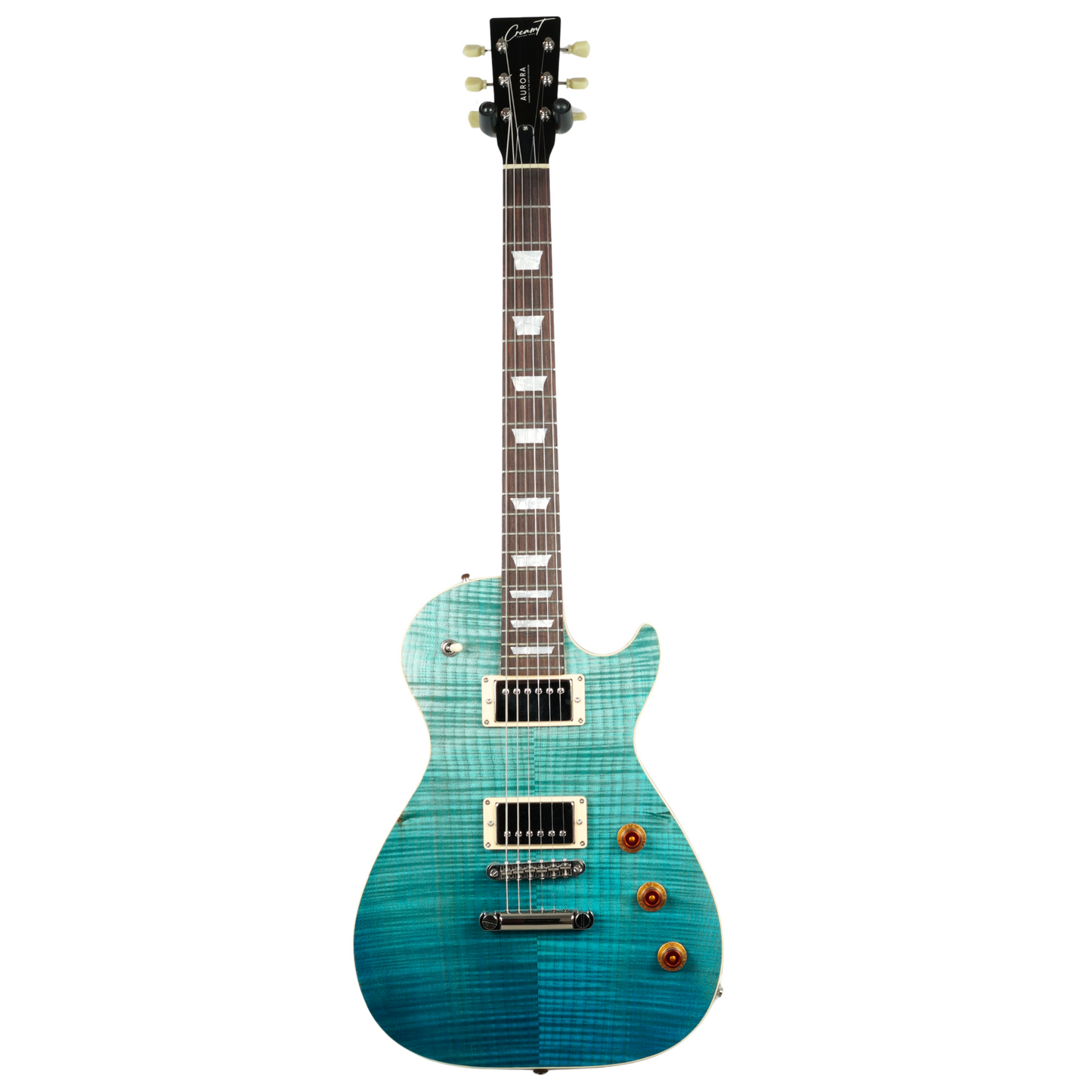 AURORA CUSTOM MP2 GUITAR-X PICKUP SWAPPING - LAGUNA MADRE #32325 (INCLUDES FREE HISCOX HARDCASE)