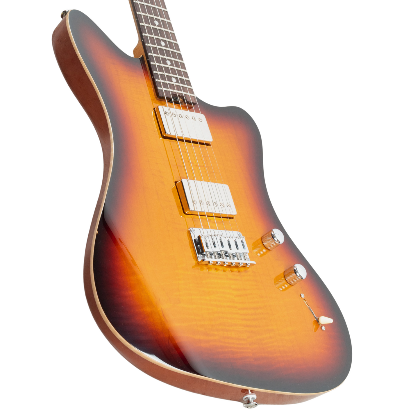 CROSSFIRE CUSTOM GUITAR-X PICKUP SWAPPING - BURNT WHISKERBURST #CC0001