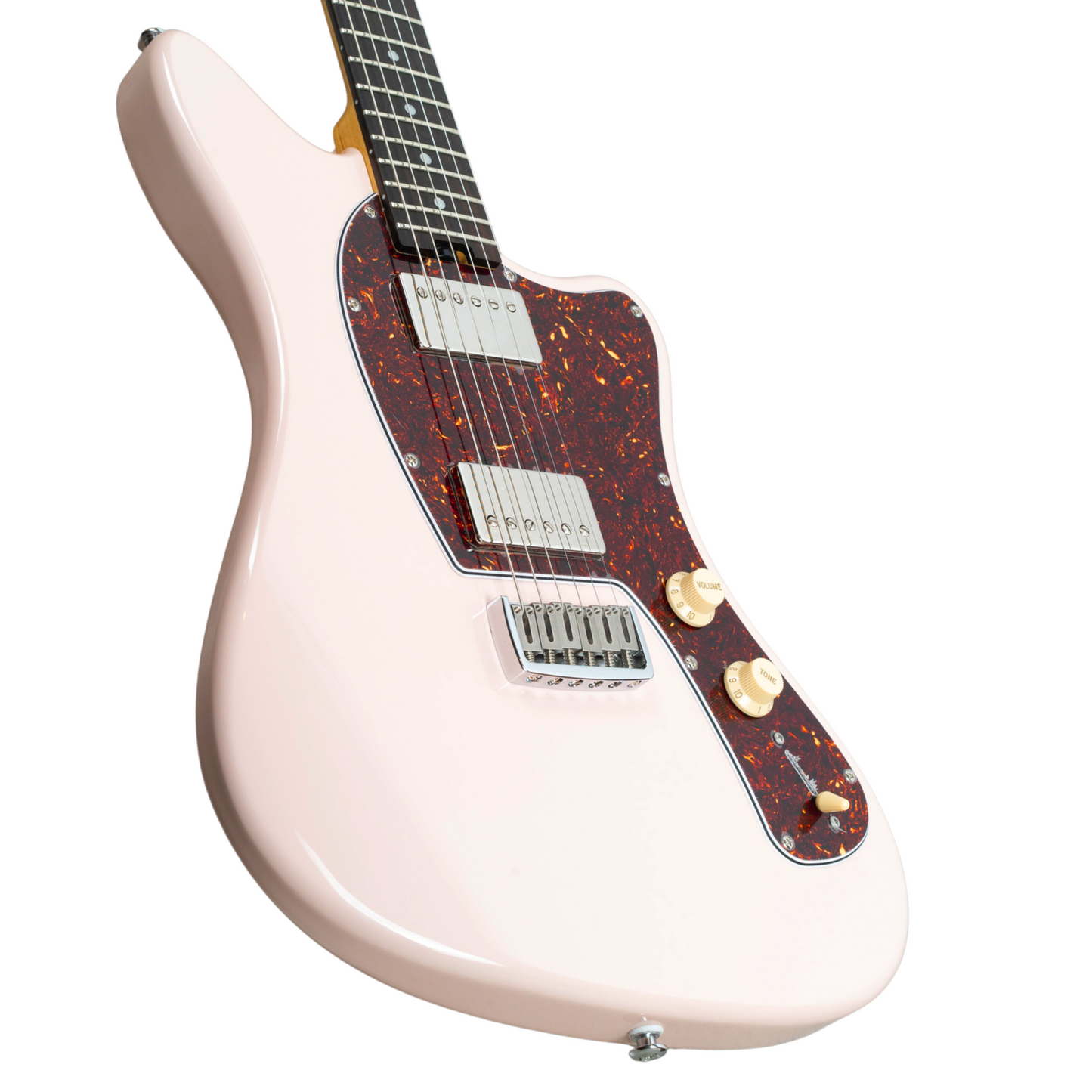 CROSSFIRE STANDARD HH GUITAR-X PICKUP SWAPPING - SHELL PINK (PRE-ORDER - 20% DEPOSIT)