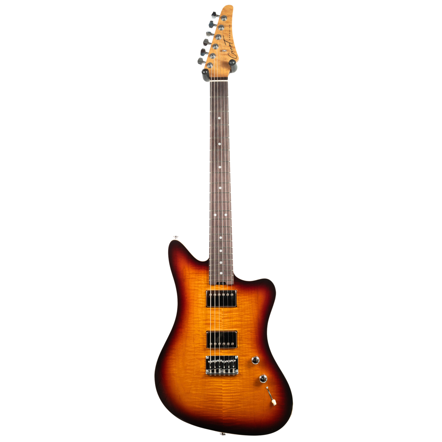 CROSSFIRE CUSTOM GUITAR-X PICKUP SWAPPING - BURNT WHISKERBURST #CC0001