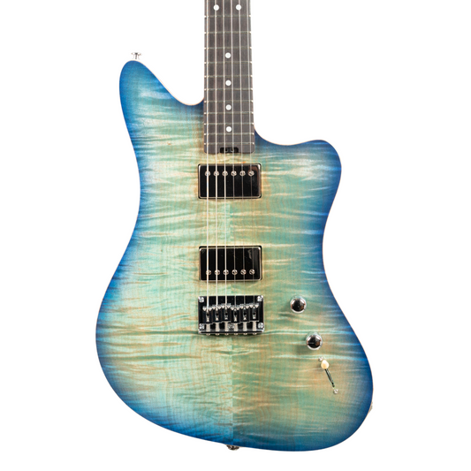 CROSSFIRE CUSTOM GUITAR-X PICKUP SWAPPING - SIRIUS BLUE #CC0004