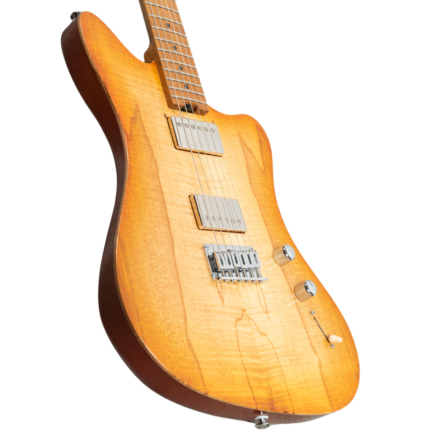 CROSSFIRE CUSTOM GUITAR-X PICKUP SWAPPING - NAKED WHISKERBURST #CC0003