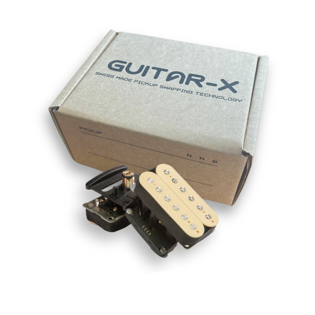 Spot Humbuckers with Guitar-X Pickup Swapping Mounts