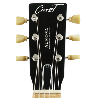AURORA CUSTOM MP2 "CREAM DE LA CREME" GUITAR-X PICKUP SWAPPING - NAKED WHISKERBURST #32342