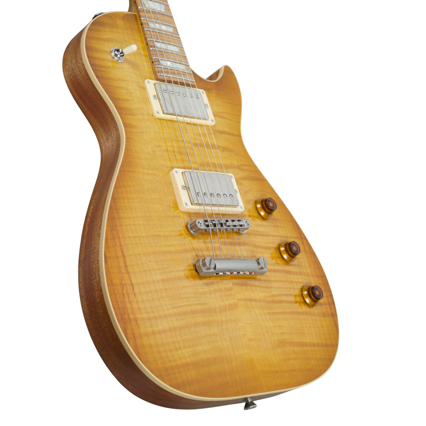 AURORA CUSTOM MP2 "CREAM DE LA CREME" GUITAR-X PICKUP SWAPPING - NAKED WHISKERBURST #32342