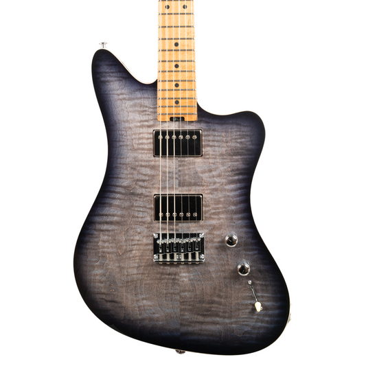 CROSSFIRE CUSTOM GUITAR-X PICKUP SWAPPING - BLACK HOLE BURST #CC0005