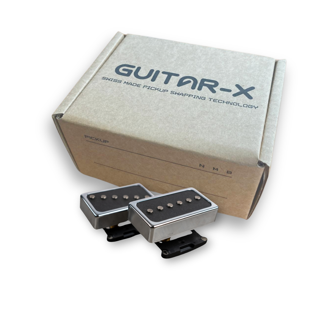 Single Shot Humbucker-Sized Single-Coil with Guitar-X Pickup Swapping Mounts